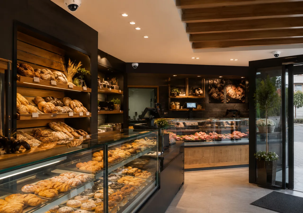 Vidéosurveillance et alarme pour boulangerie à Paris et en Île-de-France