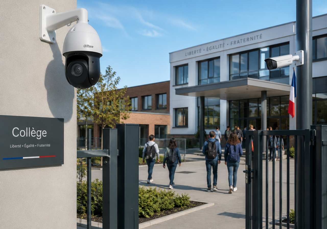 Contrôle d’accès et vidéosurveillance pour écoles et établissements scolaires en Île-de-France
