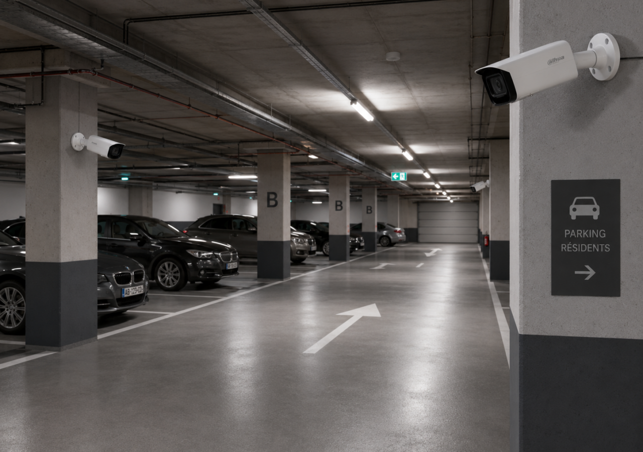 Vidéosurveillance de parking à Paris et en Île-de-France